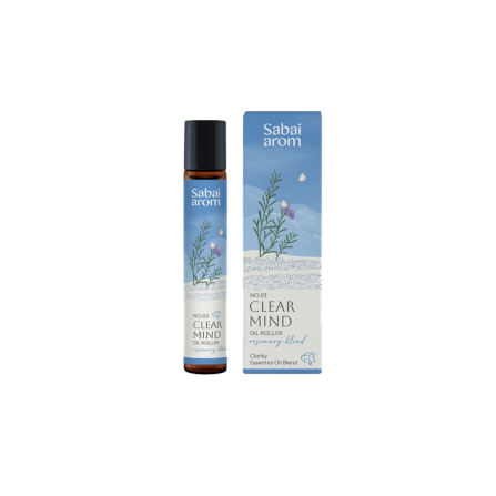 ลูกกลิ้งน้ำมันหอมระเหย สบายอารมณ์ กลิ่น CLEAR MIND 8 มล. จำนวน 1 ขวด_0